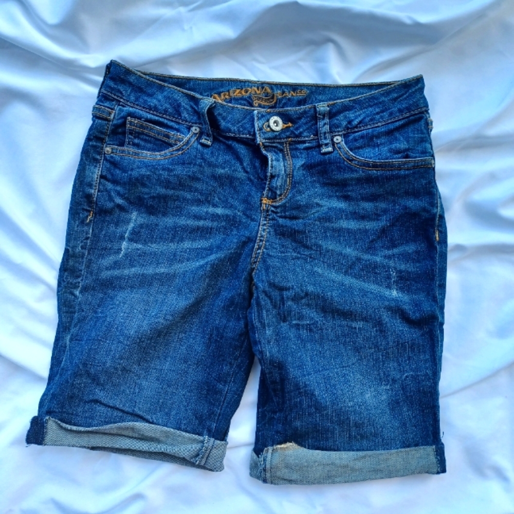 Women's Arizona Jean Company Mid Length Denim Shorts